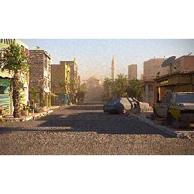 Arab City Animated HD 3D model